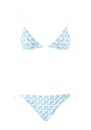 Missoni knitted bikini - Blue