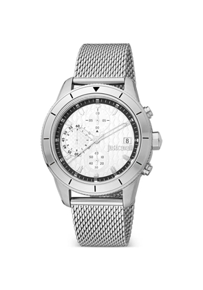 Just Cavalli Maglia 42mm watch - Silver