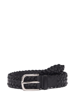 Orciani braided leather belt - Black
