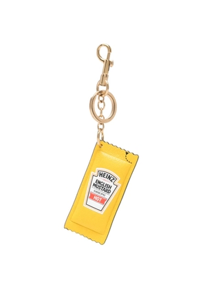 Anya Hindmarch Heinz English Mustard bag charm - Yellow