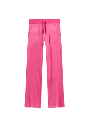 Juicy Couture low-rise velour track pants - Pink