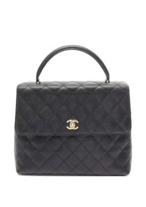CHANEL Pre-Owned 2003-2004 matelassé Caviar handbag - Black