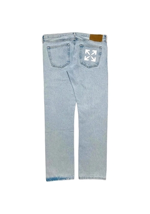 Off-White Arrow-pocket slim-fit jeans - Blue