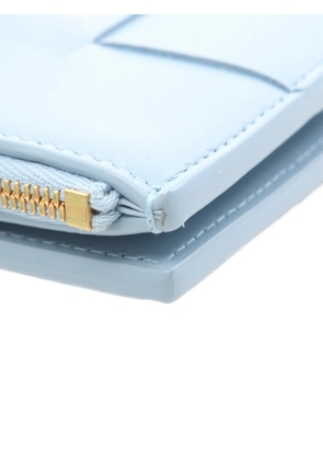 Bottega Veneta Pre-Owned 2010s Cassette maxi Intrecciato bi-fold wallet - Blue