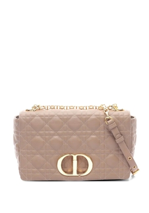 Christian Dior Pre-Owned 2010s medium Caro leather crossbody bag - Neutrals