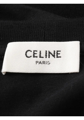 Celine Pre-Owned 2010s gothic-logo T-shirt - Black
