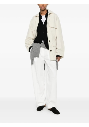 TOTEME flap-pocket coat - Neutrals