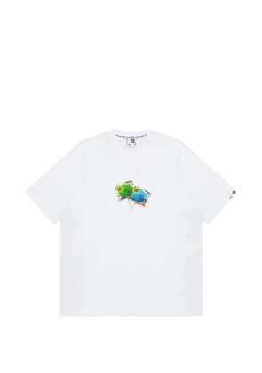 AAPE BY *A BATHING APE® graphic-print T-shirt - White