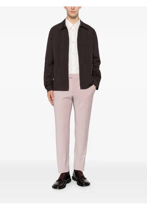 Karl Lagerfeld belt-loop tailored trousers - Pink