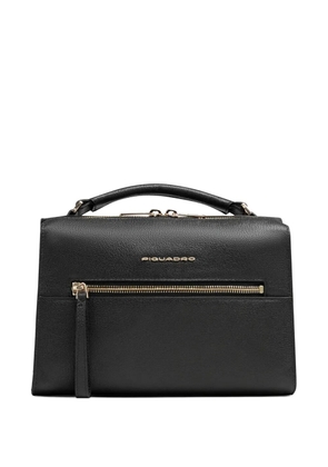 PIQUADRO leather iPad®mini tote bag - Black