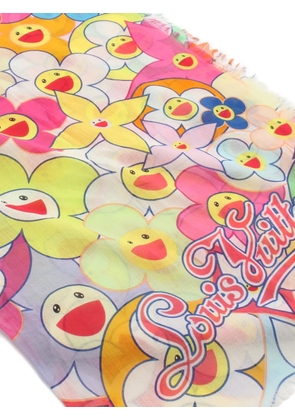 Louis Vuitton Pre-Owned X Takashi Murakami 2010s Cosmic Blossom pareo scarf - Pink