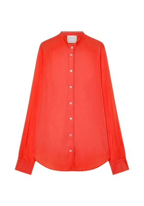 Forte Forte voile henley shirt - Red