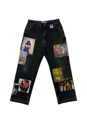 Better with Age patch-detail carpenter trousers - Black