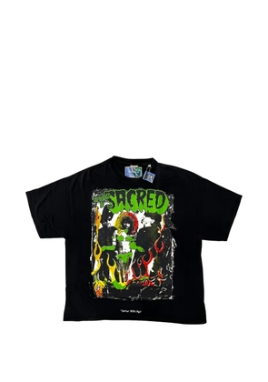 Better with Age Monet graphic-print T-shirt - Black