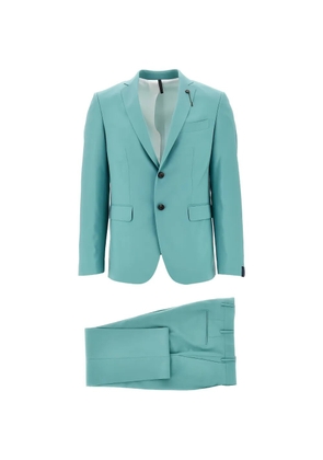 Santaniello single-breasted tailored suit - Blue