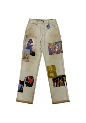 Better with Age patch-detail carpenter trousers - Neutrals