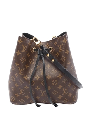 Louis Vuitton Pre-Owned 2017 Monogram Neonoe MM bucket bag - Brown