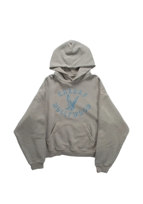 Cherry LA Hollywood graphic-print hoodie - Grey
