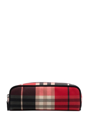 Burberry Pre-Owned 2000-2017 Exploded Check Canvas pouch - Red