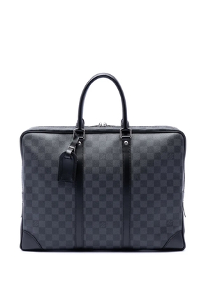 Louis Vuitton Pre-Owned 2013 Damier Graphite Porte Documents Voyage PM business bag - Black