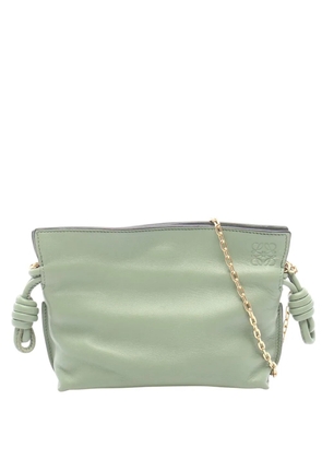 Loewe Pre-Owned 2010-2026 Nano Flamenco Knot Chain crossbody bag - Green