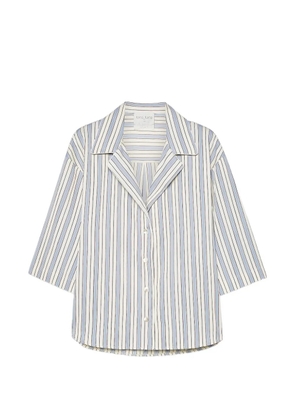 Forte Forte striped short-sleeve shirt - Neutrals