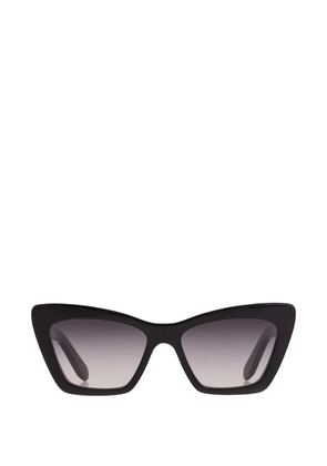 Ferragamo Eyewear Gancini-pattern cat-eye sunglasses - Black