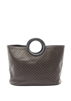 Celine Pre-Owned Macadam circle handle tote bag - Black
