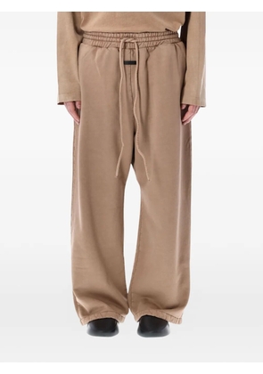 Fear Of God logo-patch drawstring track pants - Neutrals