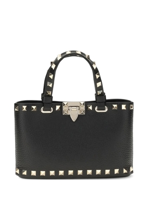 Valentino Garavani mini Rockstud Shopping Bag leather tote bag - Black