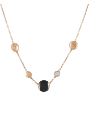 Roberto Coin Pre-Owned onyx and diamond necklace - Pink