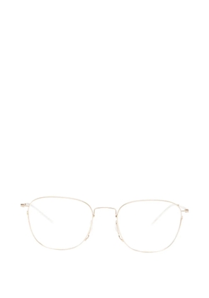 Giorgio Armani geometric-frame glasses - Gold