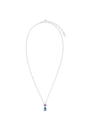 Swarovski Chroma crystal-pendant necklace - Silver