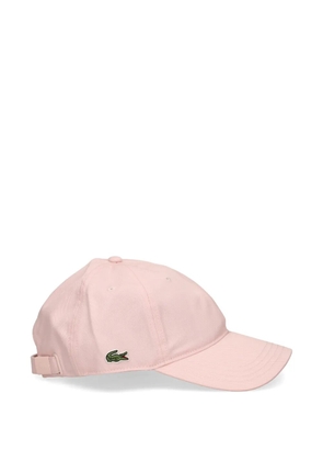 Lacoste logo-patch baseball cap - Pink