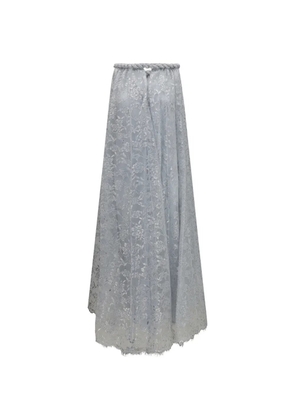 ZIMMERMANN Carousel Metallic Twist lace maxi dress - Silver