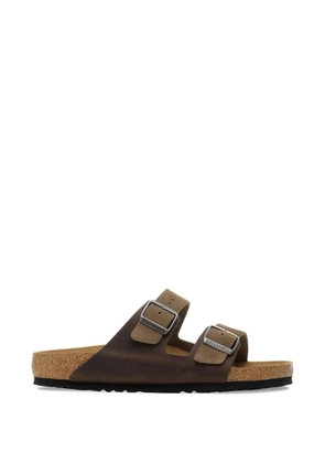 Birkenstock Arizona buckle-fastening slides - Brown