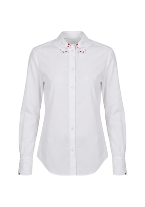 Vivetta hand-embroidered shirt - White