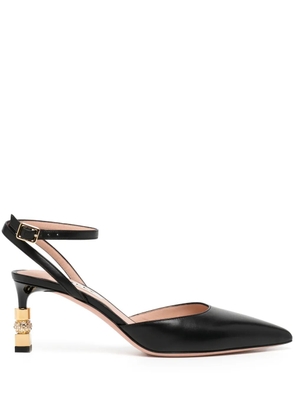 Bally Block 70mm pointed-toe leather pumps - Black