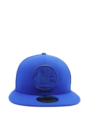 NEW ERA CAP 59FIFTY Golden State Warriors Suede Patcher Fitted Hat 'Blue'