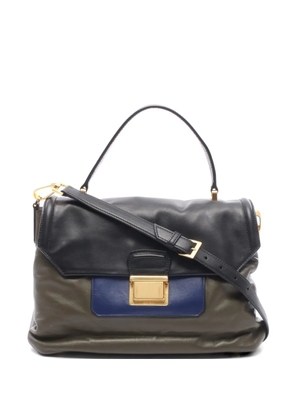 Miu Miu Pre-Owned two-way leather tote bag - Green