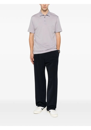 Karl Lagerfeld Smooth pleated wide-leg trousers - Blue