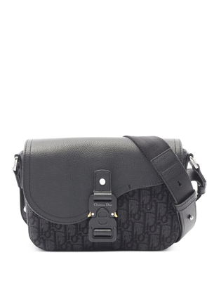 Christian Dior Pre-Owned 2000s Saddle Oblique messenger bag - Black