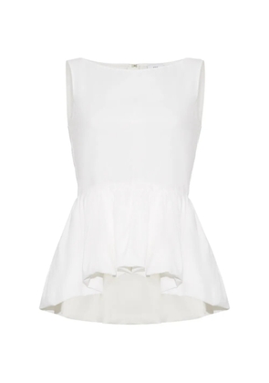 Adam Lippes Anais peplum top - White