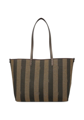FENDI medium Roll FF jacquard tote bag - Brown