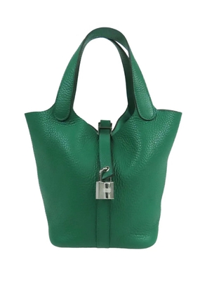 Hermès Pre-Owned 2017 Clemence Picotin Lock 18 handbag - Green