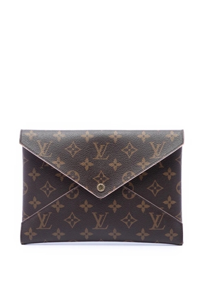 Louis Vuitton Pre-Owned 2019 Monogram Pochette Kirigami GM clutch bag - Brown