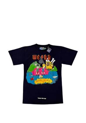Better with Age Angus graphic-print T-shirt - Black