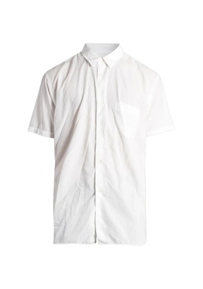 Comme Des Garçons Shirt short-sleeve chest-pocket shirt - White