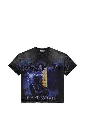Vale Lancelot distressed-effect T-shirt - Black