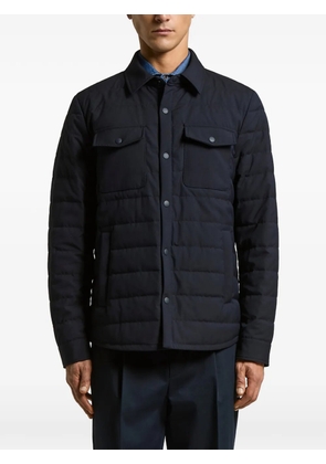 Peserico quilted chest-pocket jacket - Blue